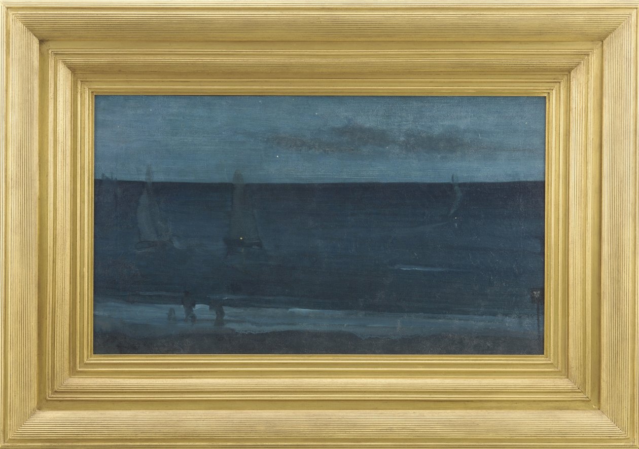 Nocturne: Blå og sølv - Bognor, 1871-76 af James Abbott McNeill Whistler