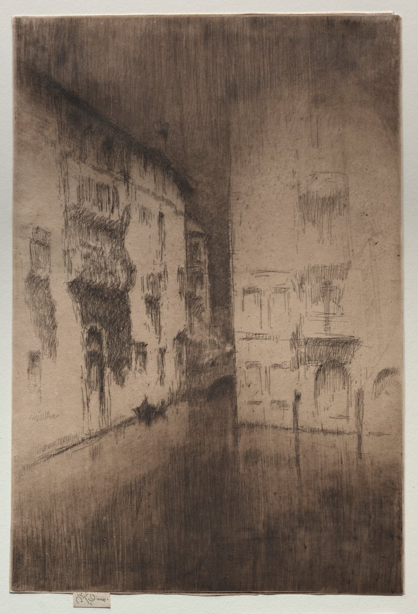 Nocturne: Paladser. af James Abbott McNeill Whistler