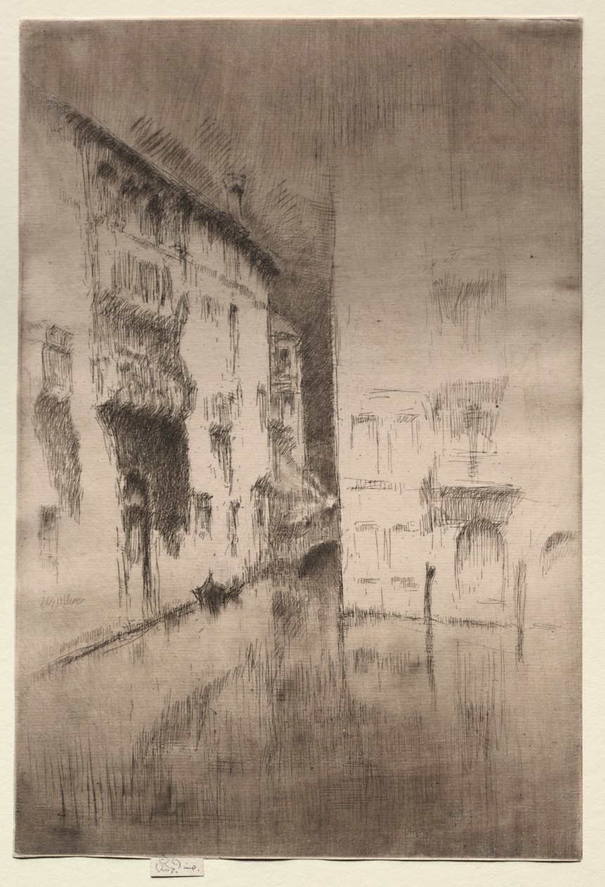 Nocturne: Paladser, ca. 1880. af James Abbott McNeill Whistler
