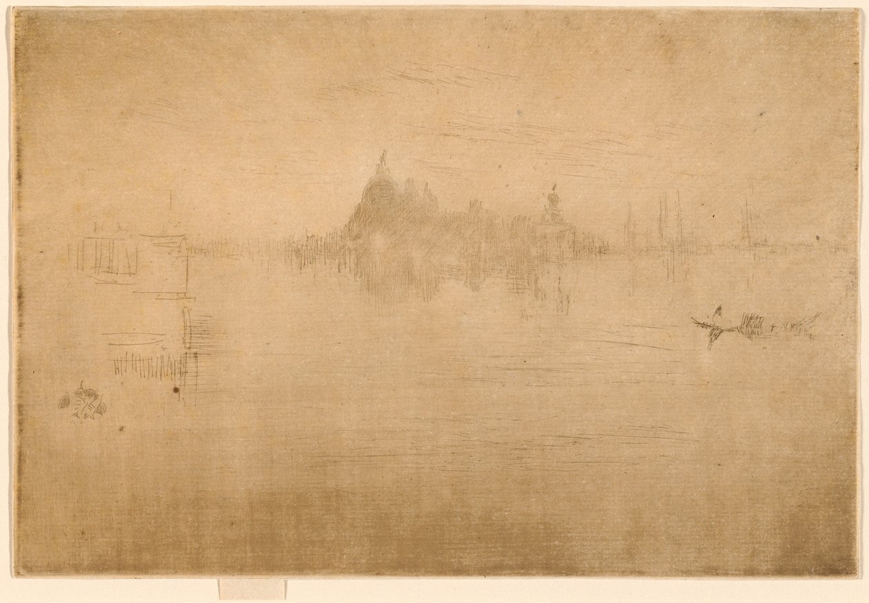 Nocturne: Salut, 18791880. af James Abbott McNeill Whistler