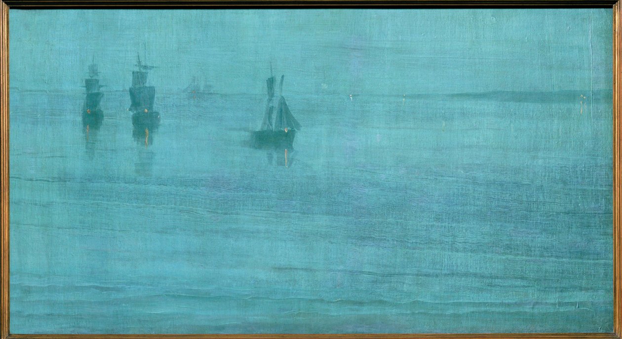 Nocturne, The Solent ... (maleri på lærred) af James Abbott McNeill Whistler