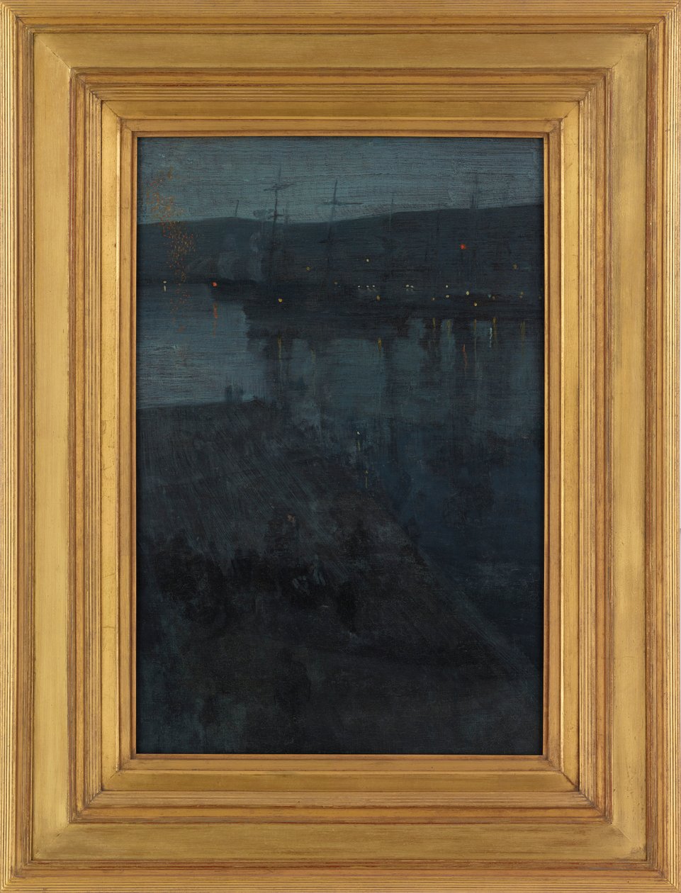 Nocturne i blåt og guld: Valparaiso, 1866-ca. 1874. af James Abbott McNeill Whistler