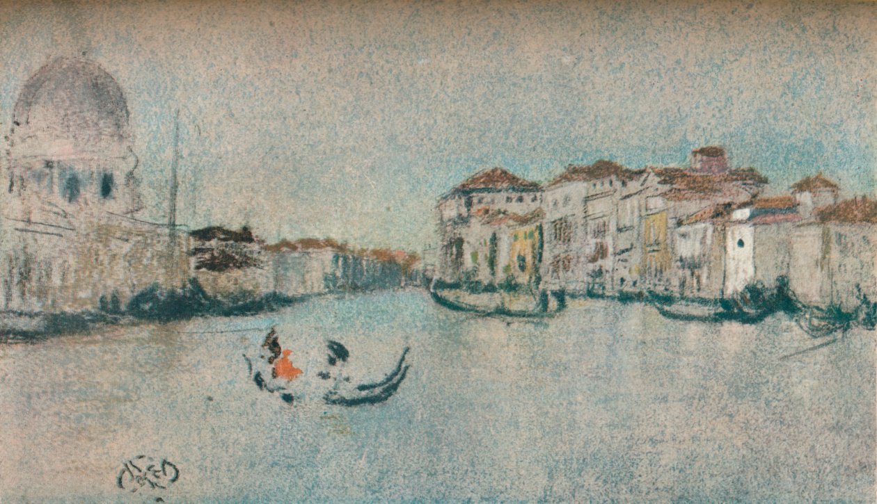 På en venetiansk kanal, c1854-1903, 1903 af James Abbott McNeill Whistler