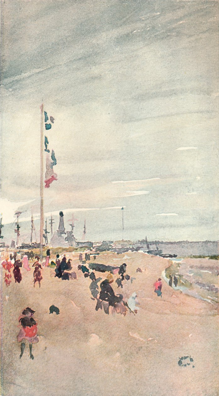 Ved Søkysten, c1883 1903-1904 af James Abbott McNeill Whistler