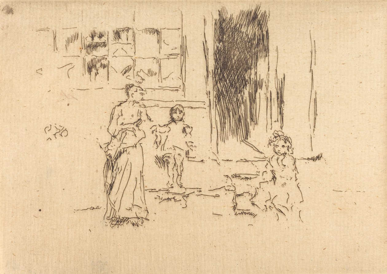 Petticoat Lane, ca. 18861888. af James Abbott McNeill Whistler