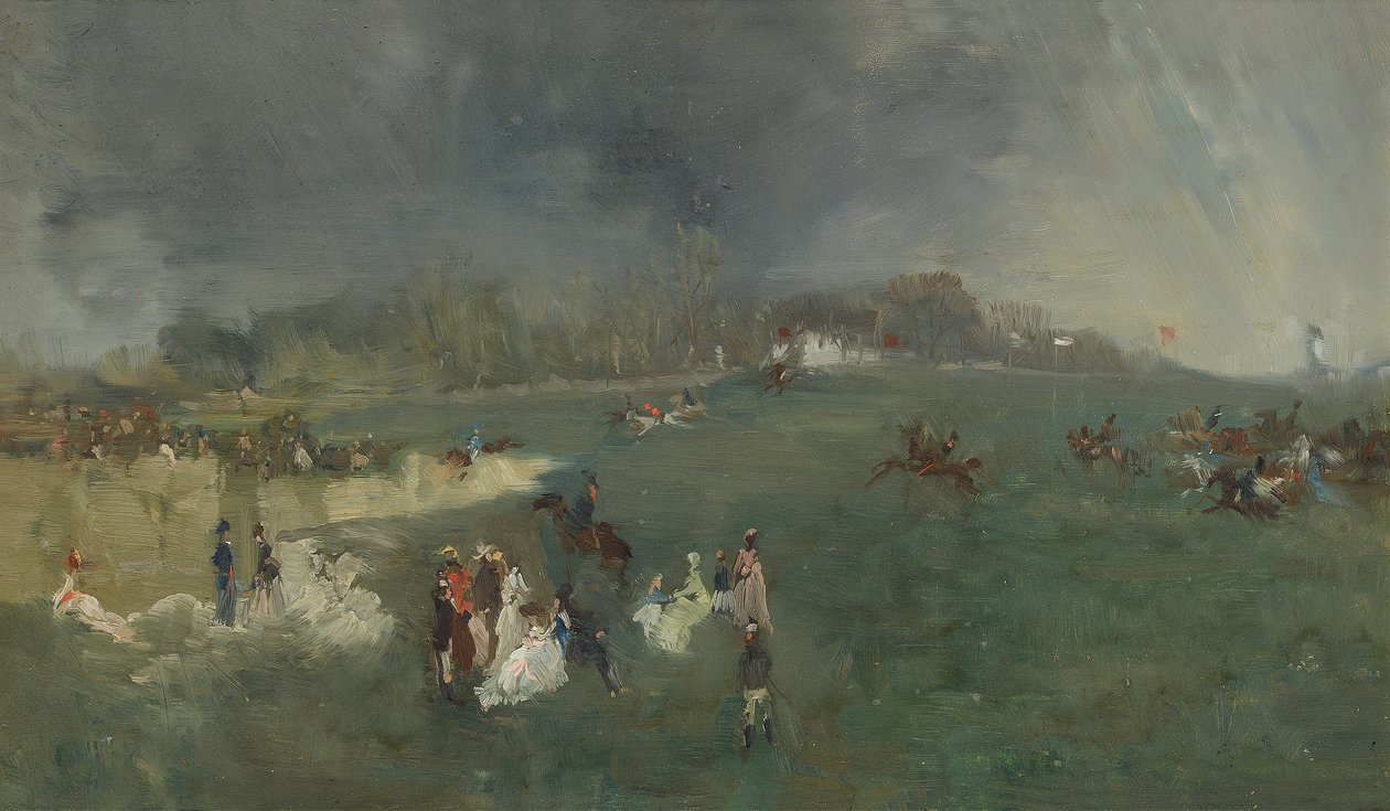 Hestevæddeløb af James Abbott McNeill Whistler