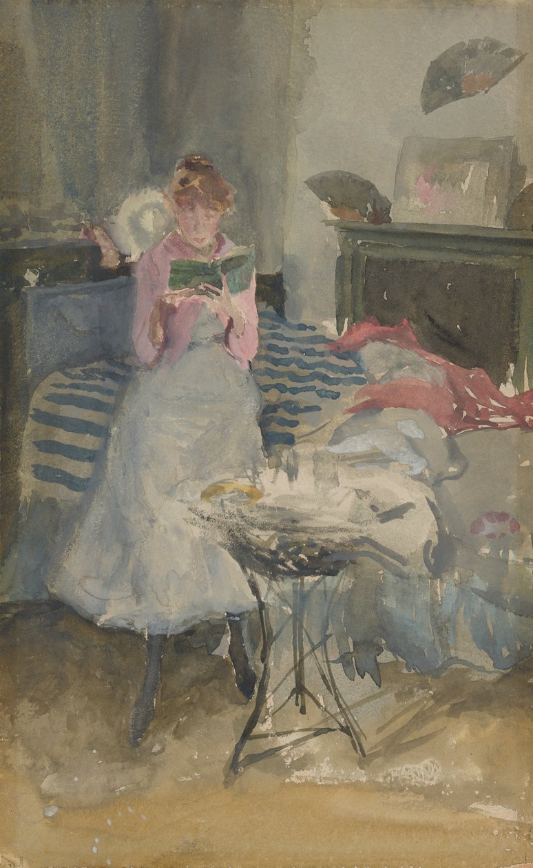 Pink note - The Novelette, 1883-1884. af James Abbott McNeill Whistler