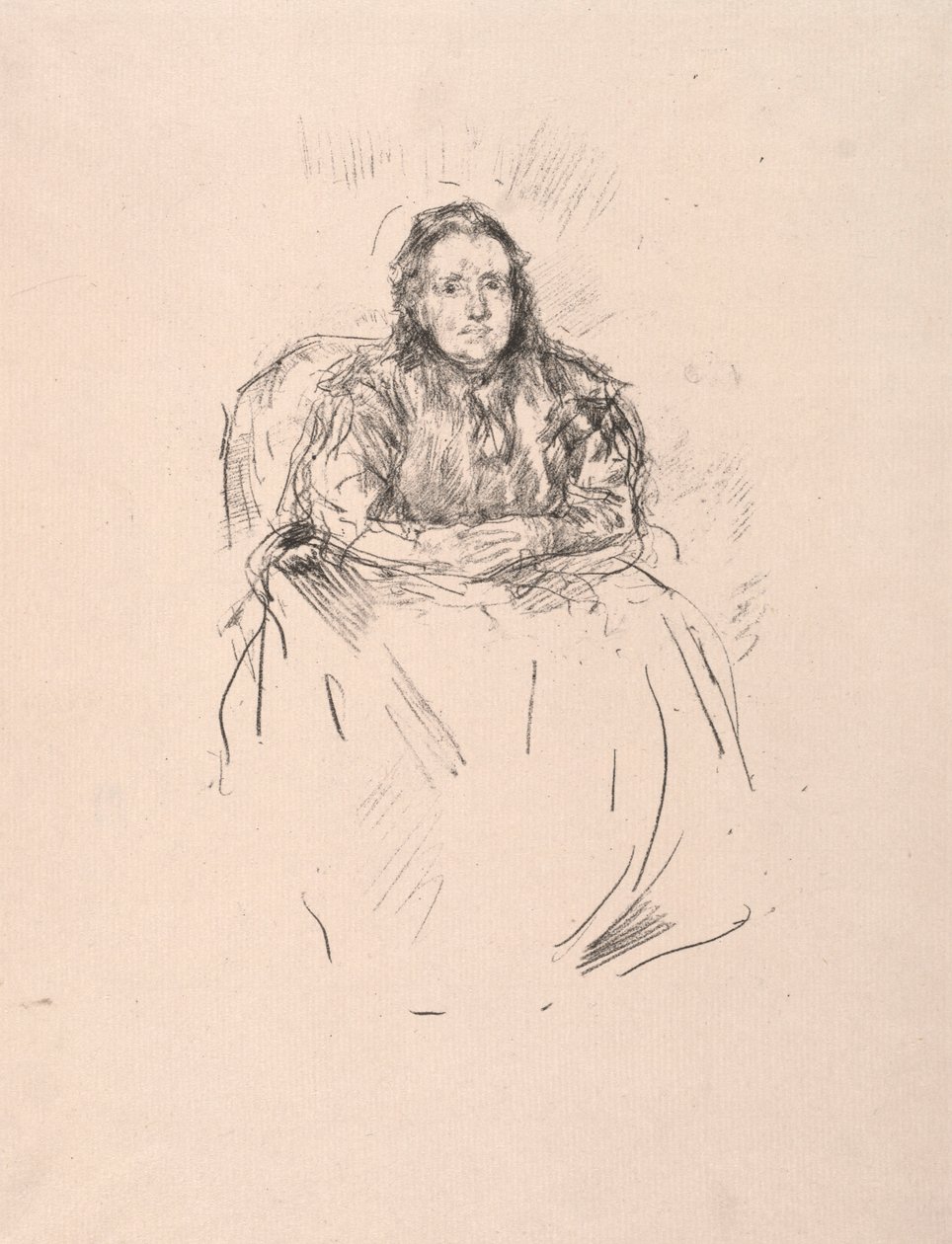 Portrætstudie - Fru Phillip, 1896. af James Abbott McNeill Whistler