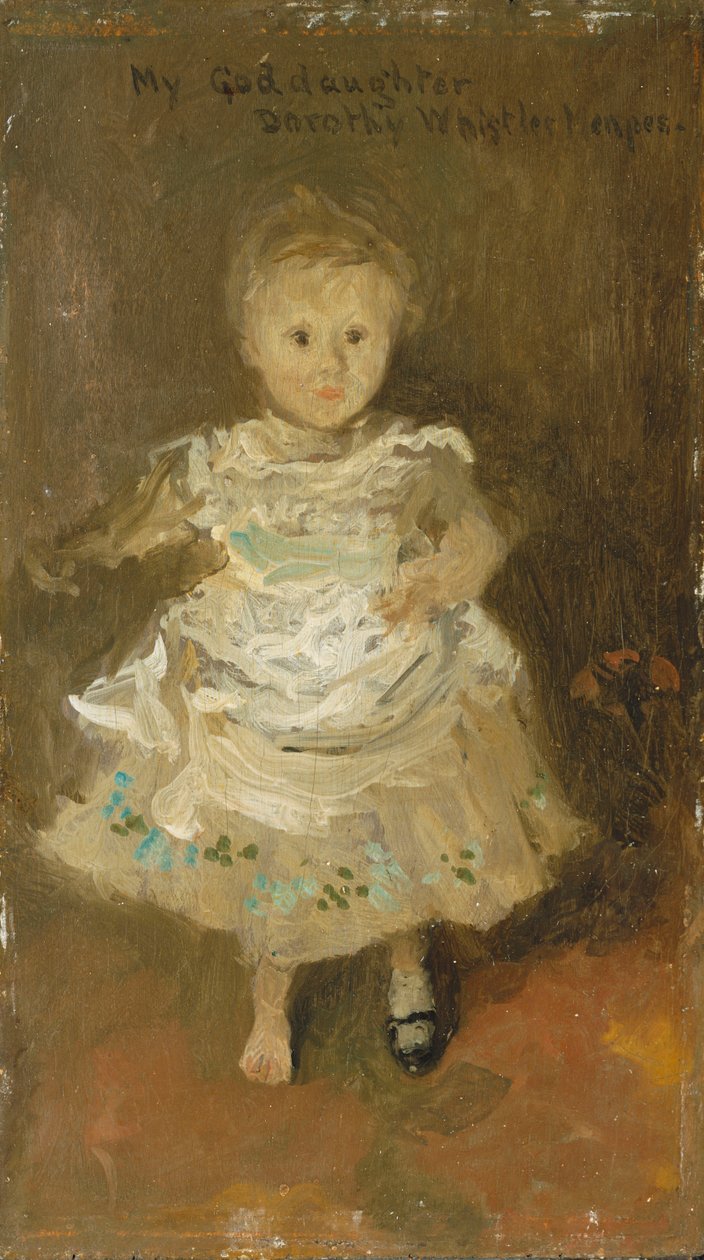 Portræt af Dorothy Whistler Menpes af James Abbott McNeill Whistler