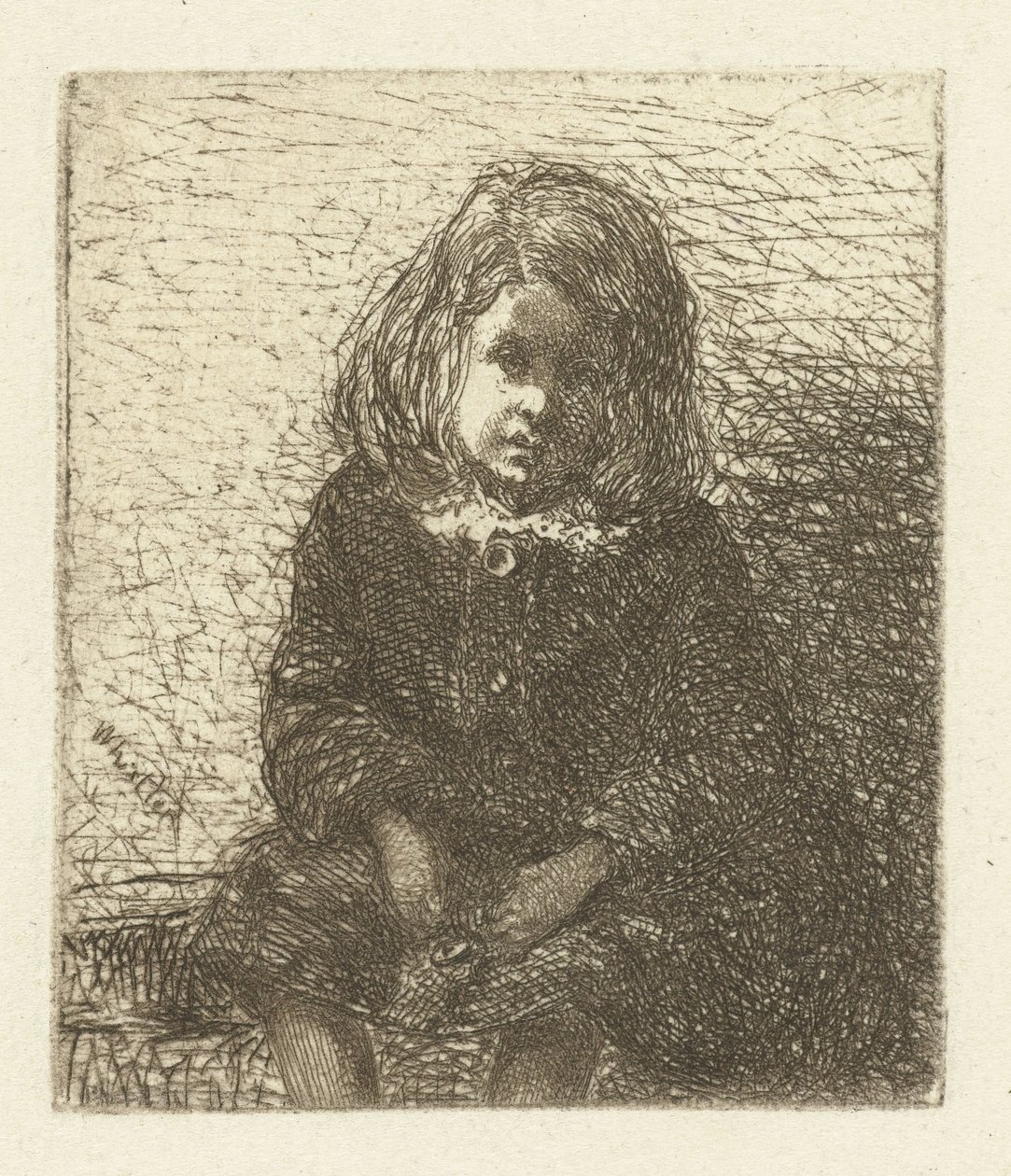 Portret af Arthur Haden Lille Arthur Tolv raderinger fra naturen (serietitel) af James Abbott McNeill Whistler