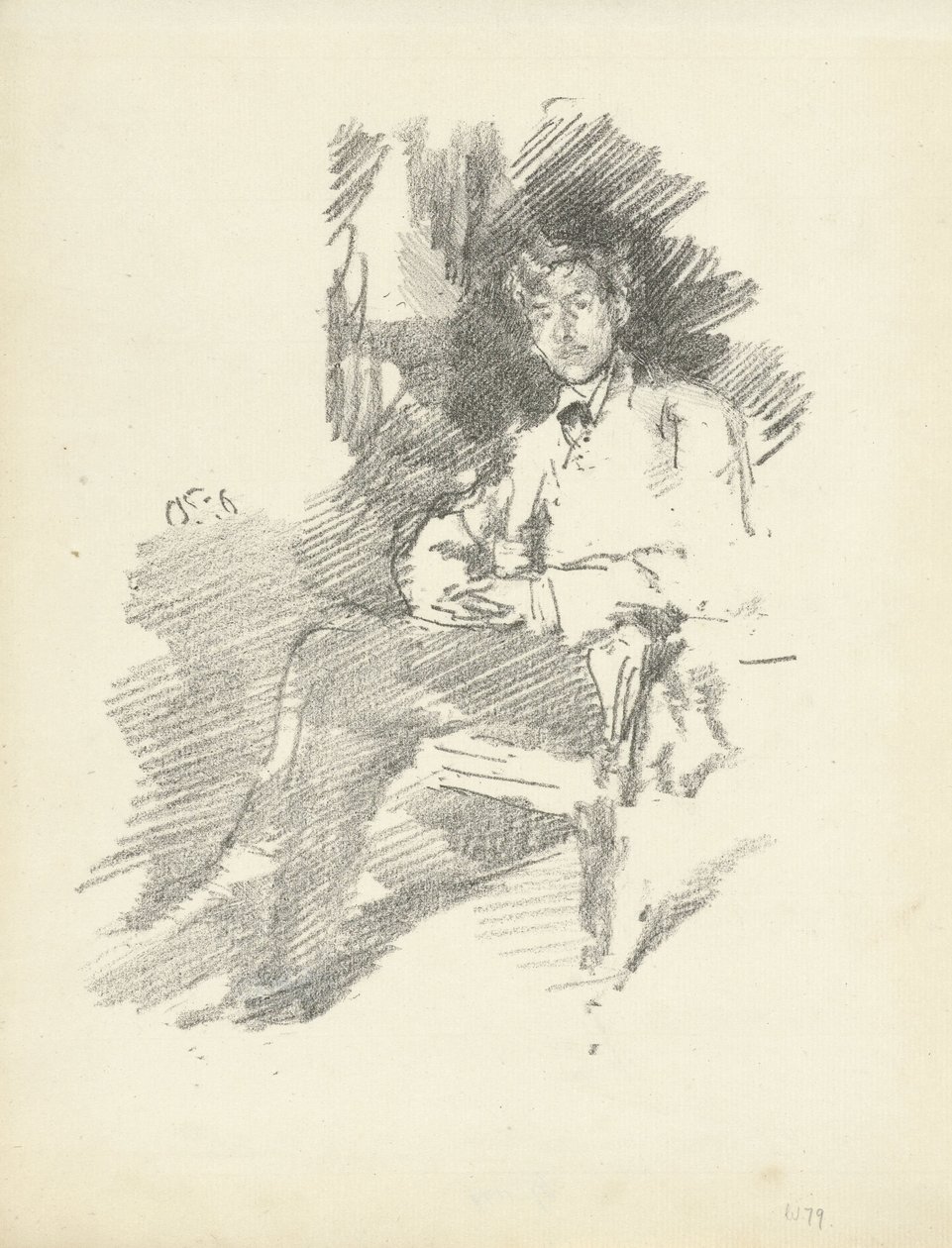 Portræt af Walter Sickert af James Abbott McNeill Whistler