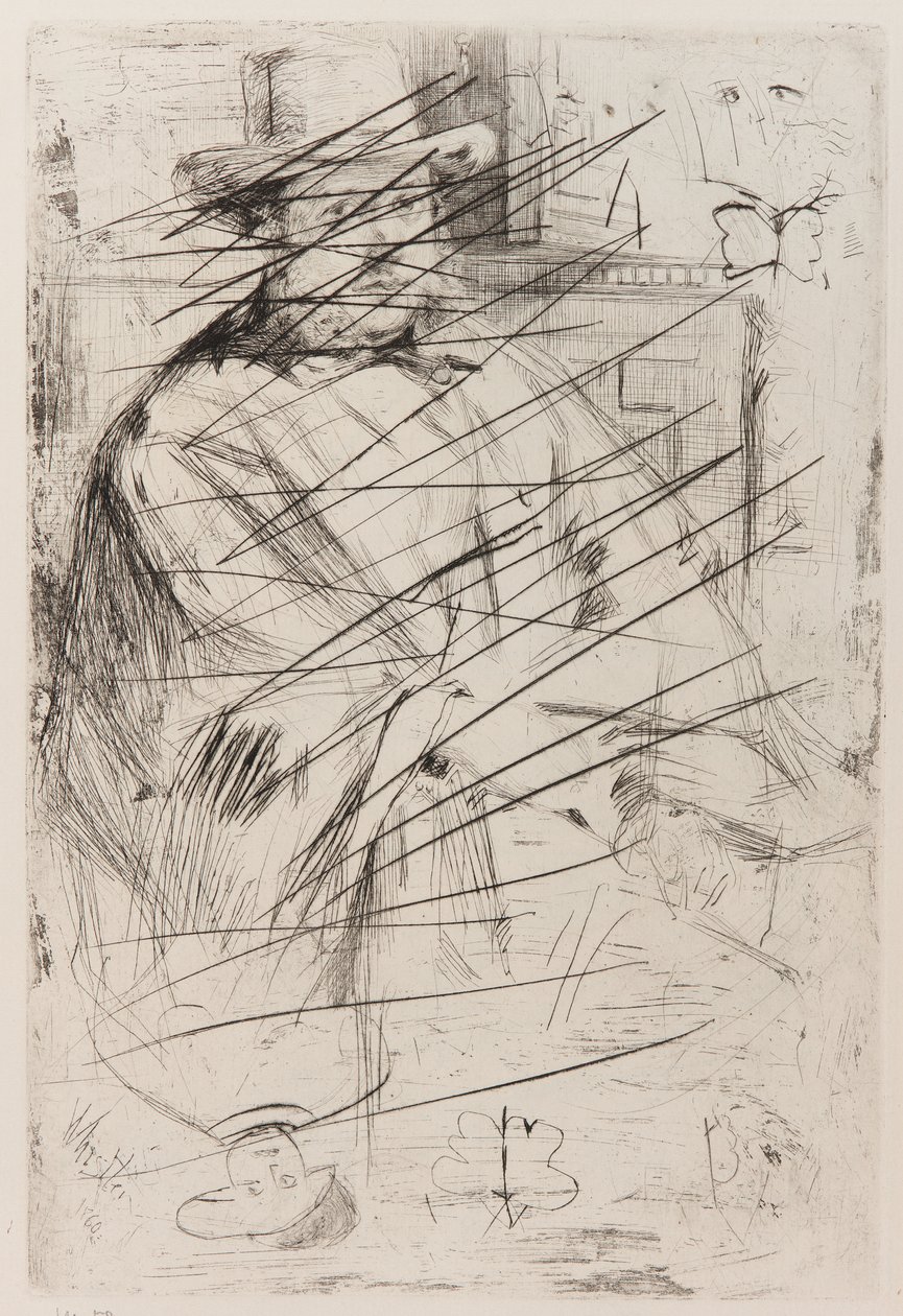 Portræt af en mand, af James Abbott McNeill Whistler