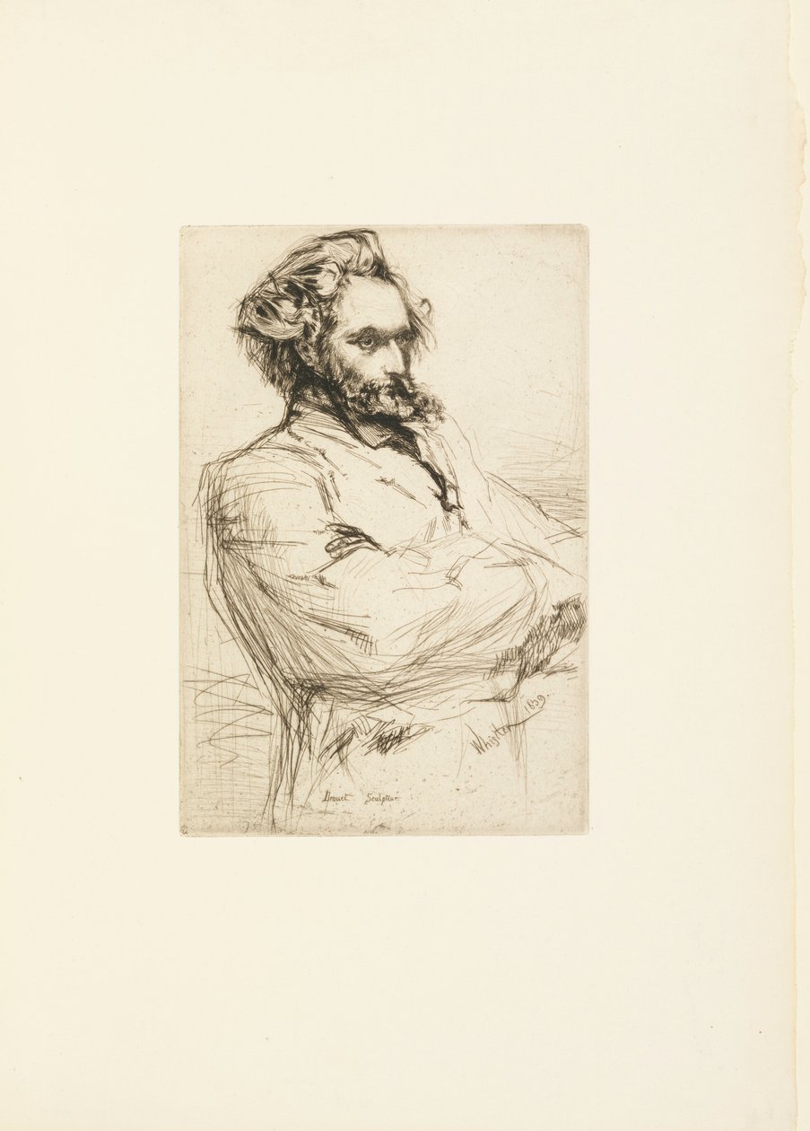 Print, Drouet af James Abbott McNeill Whistler