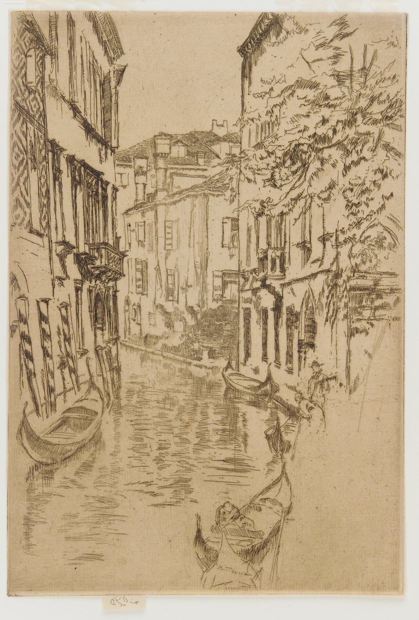 Stille Kanal, 1879-1880. af James Abbott McNeill Whistler