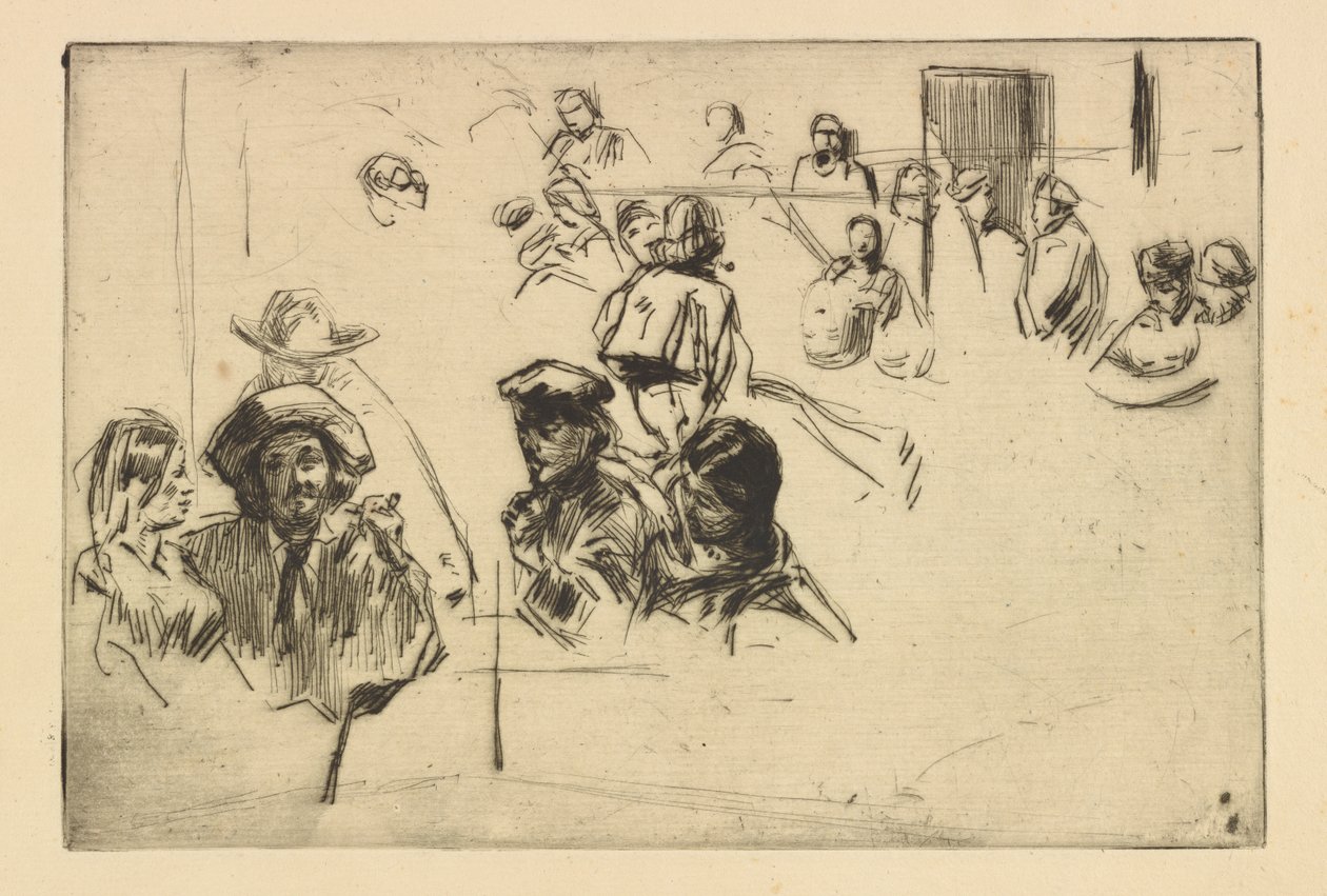 Ratcliffe Highway, 1861. af James Abbott McNeill Whistler