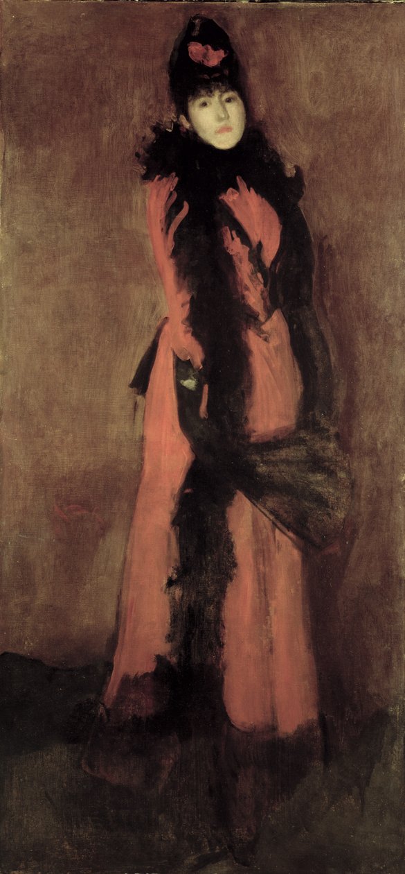 Rød og sort: Fanen, 1891-94 af James Abbott McNeill Whistler