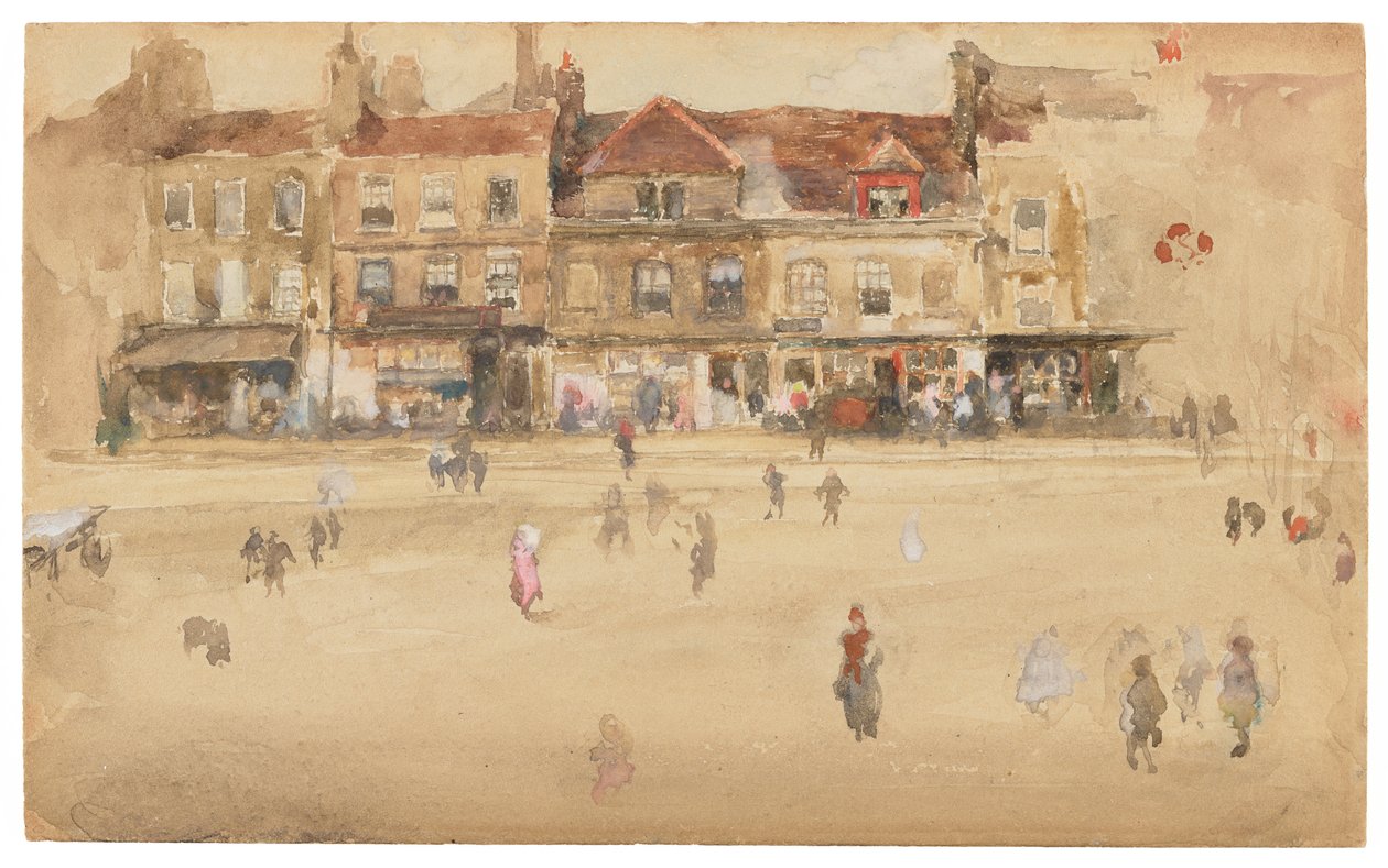 Rød og brun-Hoxton af James Abbott McNeill Whistler