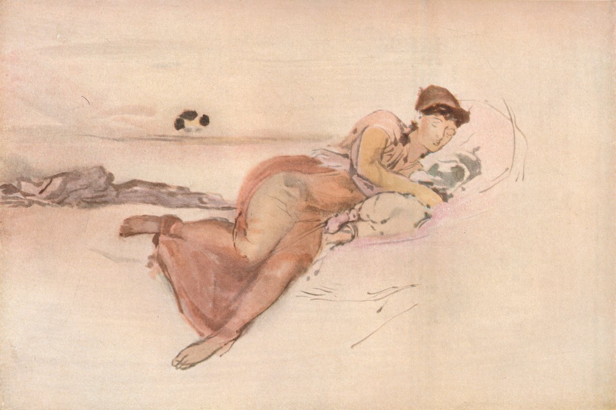 Rose and Pink, The Mothers Siesta, c1875 af James Abbott McNeill Whistler