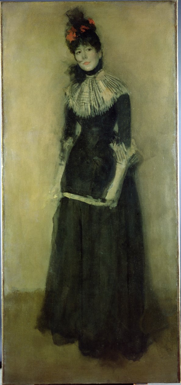 Pink og sølv: La Jolie Mutine, ca. 1890 af James Abbott McNeill Whistler
