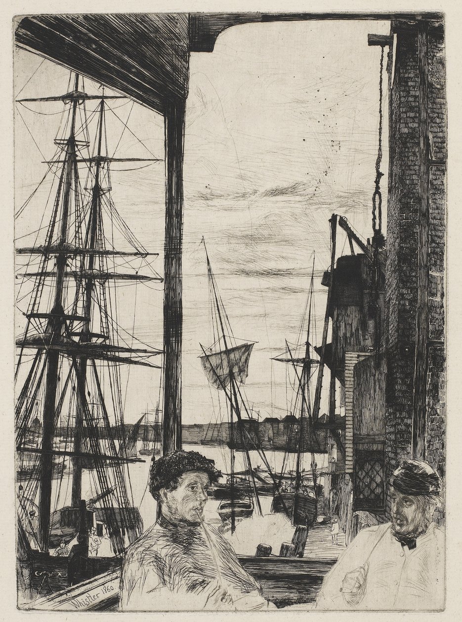Rotherhithe af James Abbott McNeill Whistler