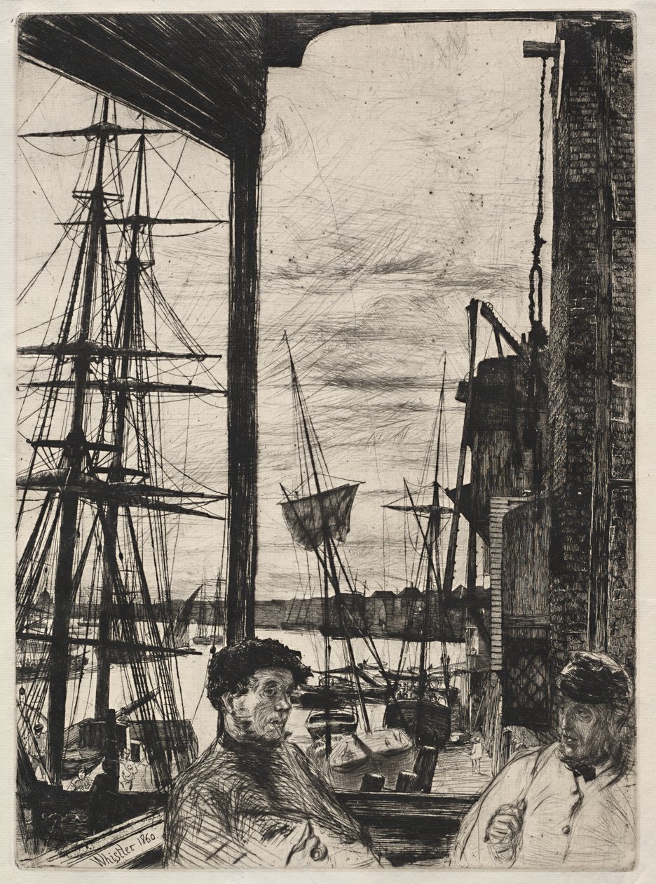 Rotherhithe af James Abbott McNeill Whistler