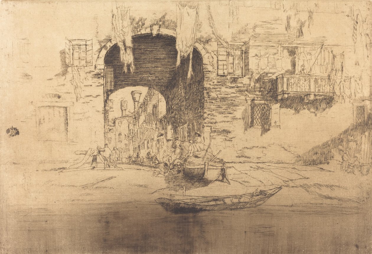 San Biagio, 18791880. af James Abbott McNeill Whistler