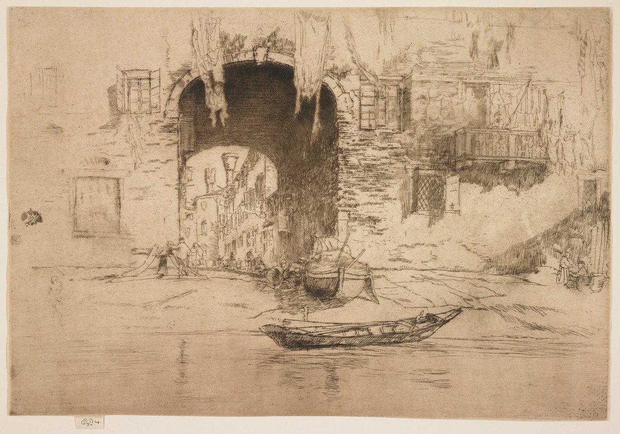San Biagio fra det andet Venedig-sæt af James Abbott McNeill Whistler