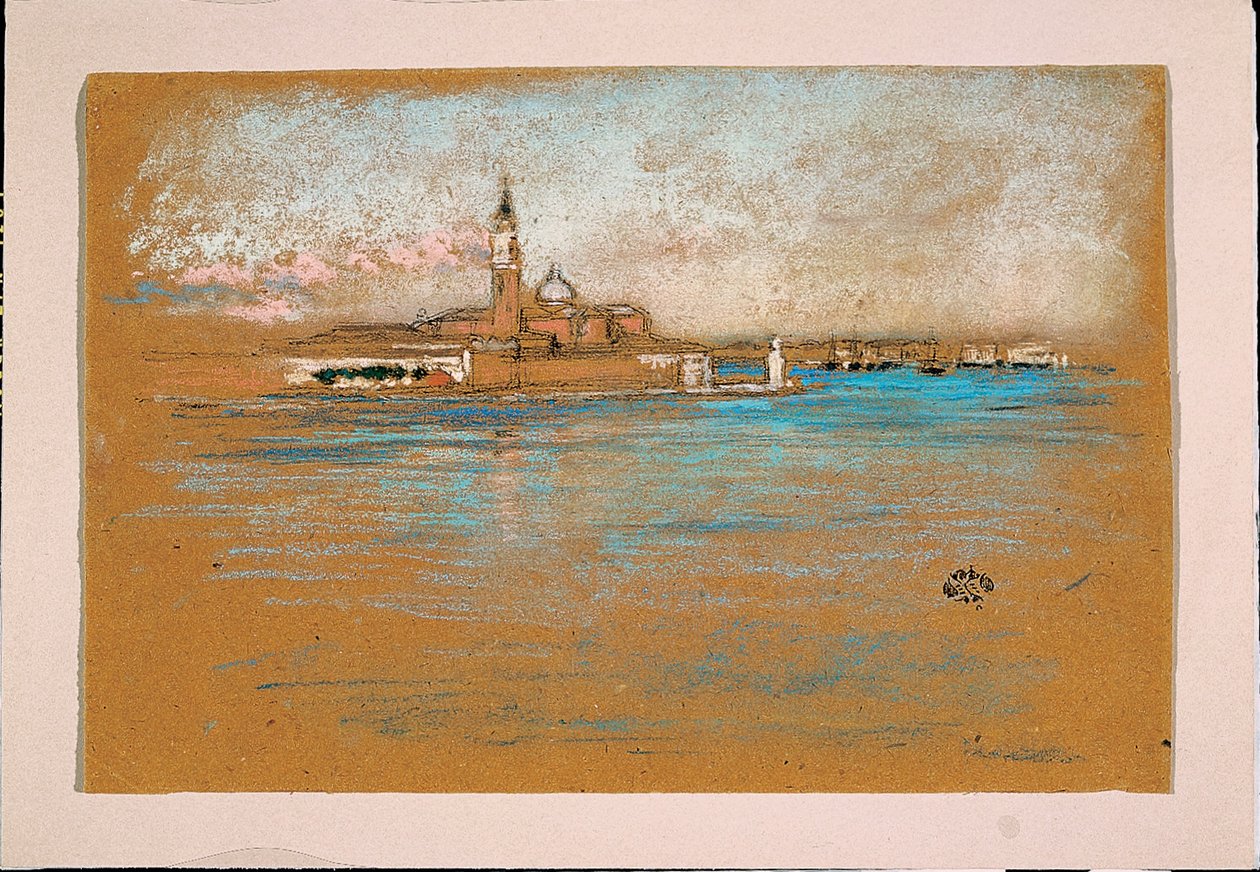 San Giorgio Maggiore, Venedig, 1880 af James Abbott McNeill Whistler