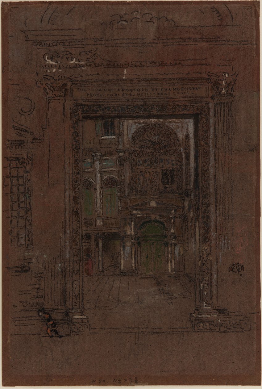 Sankt Johannes apostlen og evangelisterne, 1879-1880. af James Abbott McNeill Whistler