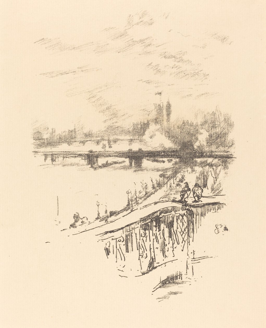 Savoy Pigeons, 1896. af James Abbott McNeill Whistler