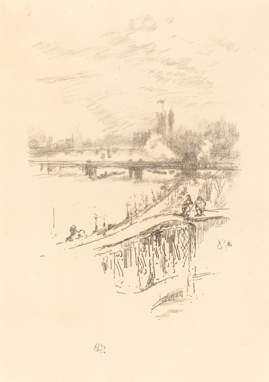 Savoy Pigeons, 1896. af James Abbott McNeill Whistler
