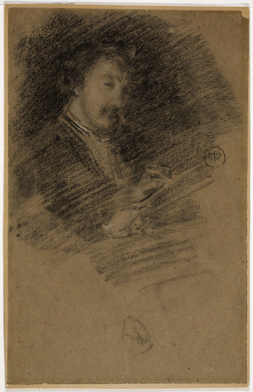 Selvportræt, 1871-73 af James Abbott McNeill Whistler