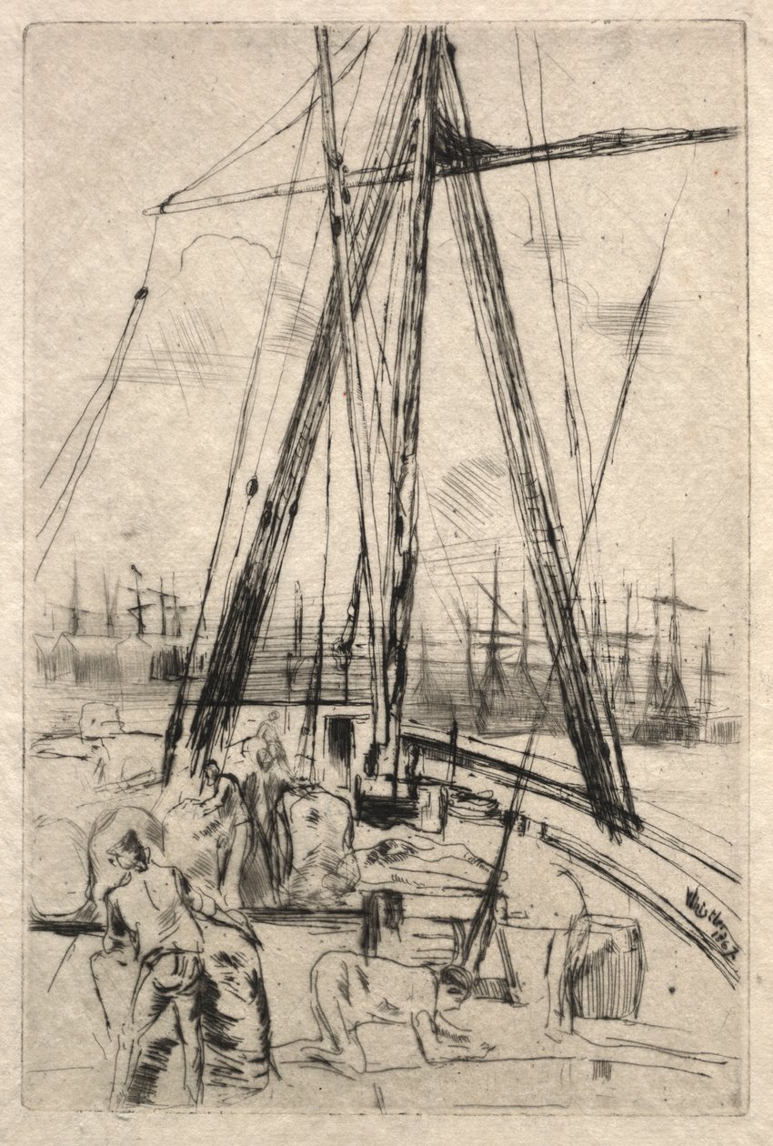 Forsendelse i Liverpool, 1867. af James Abbott McNeill Whistler