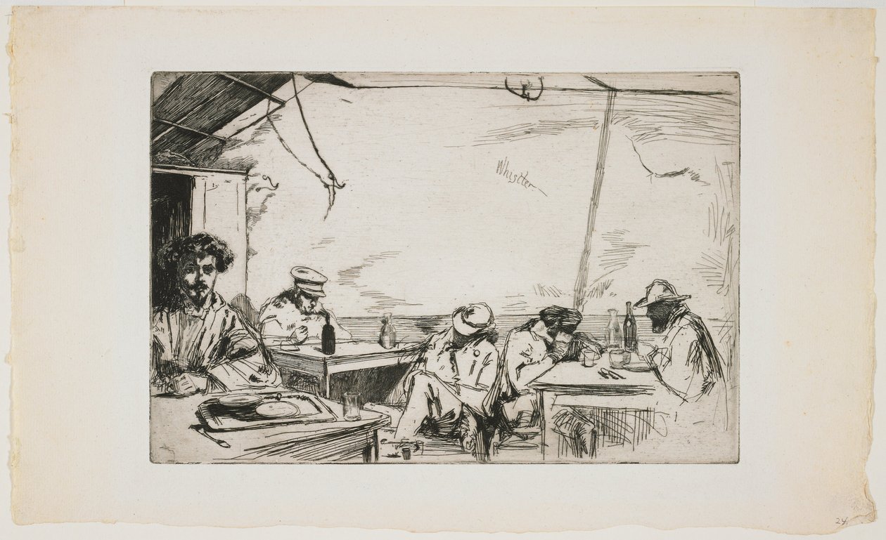 Suppe for tre sous af James Abbott McNeill Whistler