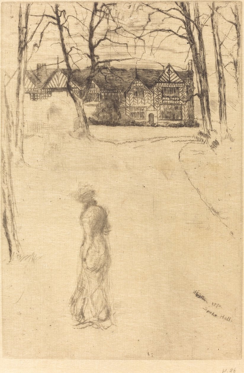 Speke Hall, nr. 1, 1870. af James Abbott McNeill Whistler