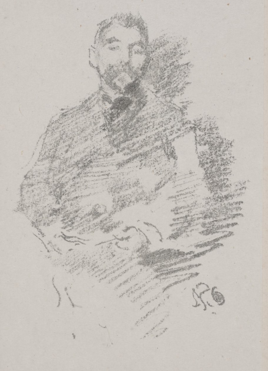Stephane Mallarme af James Abbott McNeill Whistler