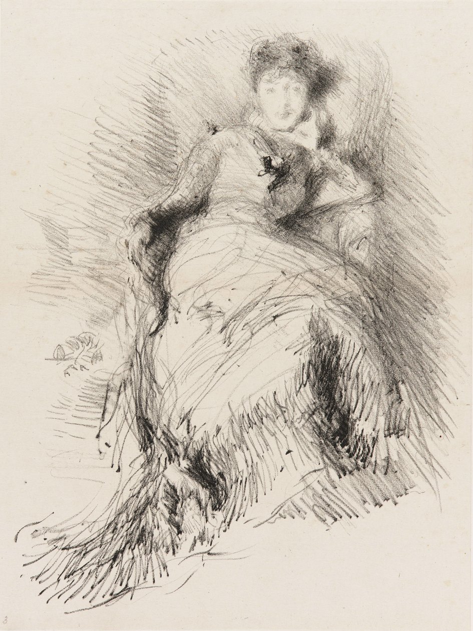 Studie, 1878. af James Abbott McNeill Whistler
