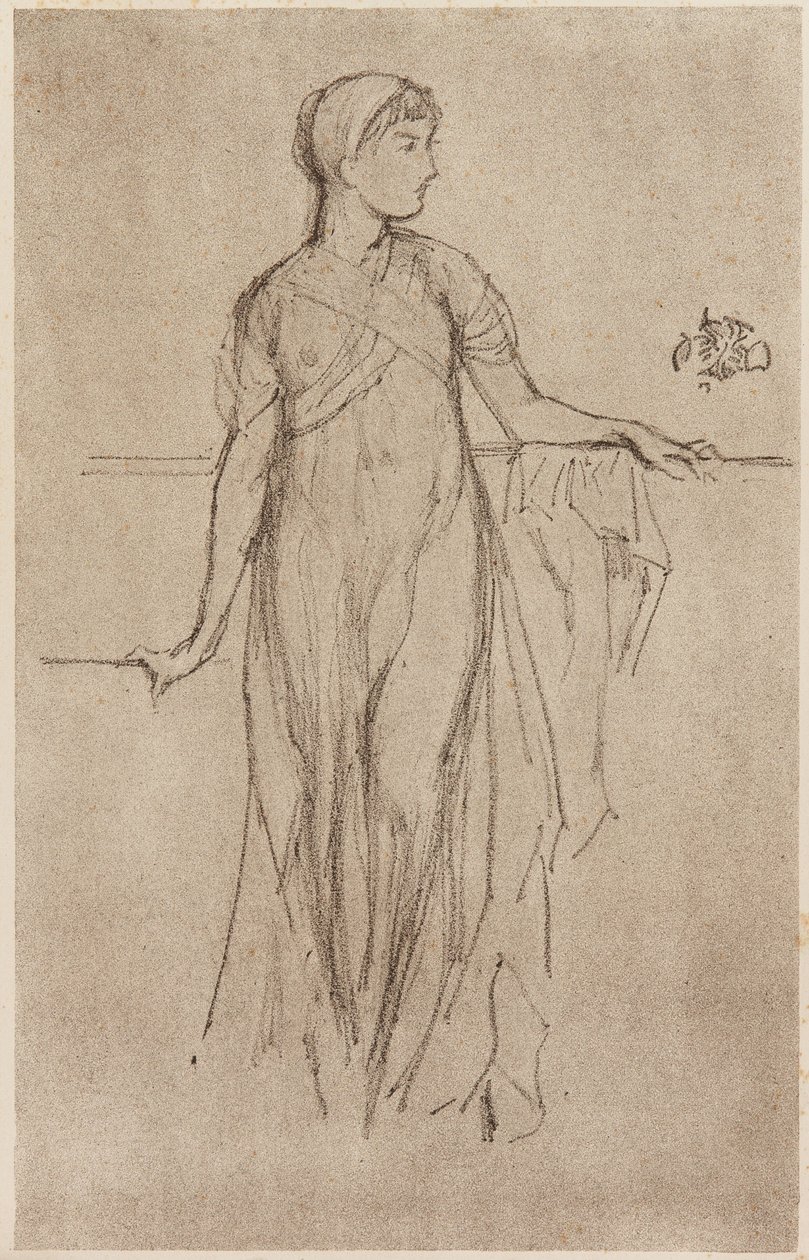 Studie, 1879. af James Abbott McNeill Whistler