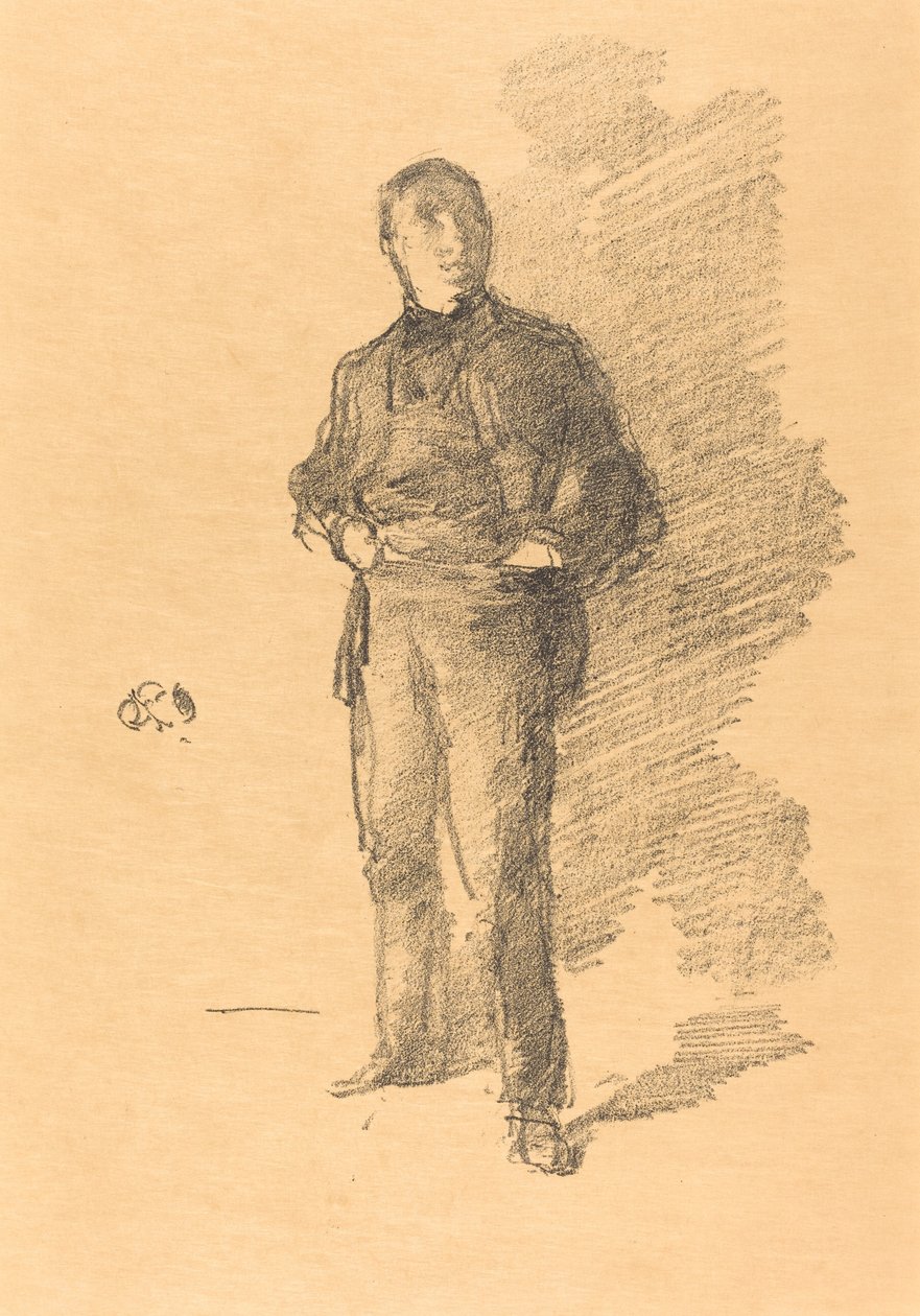 Studie nr. 1: Mr. Thomas Way, 1896. af James Abbott McNeill Whistler
