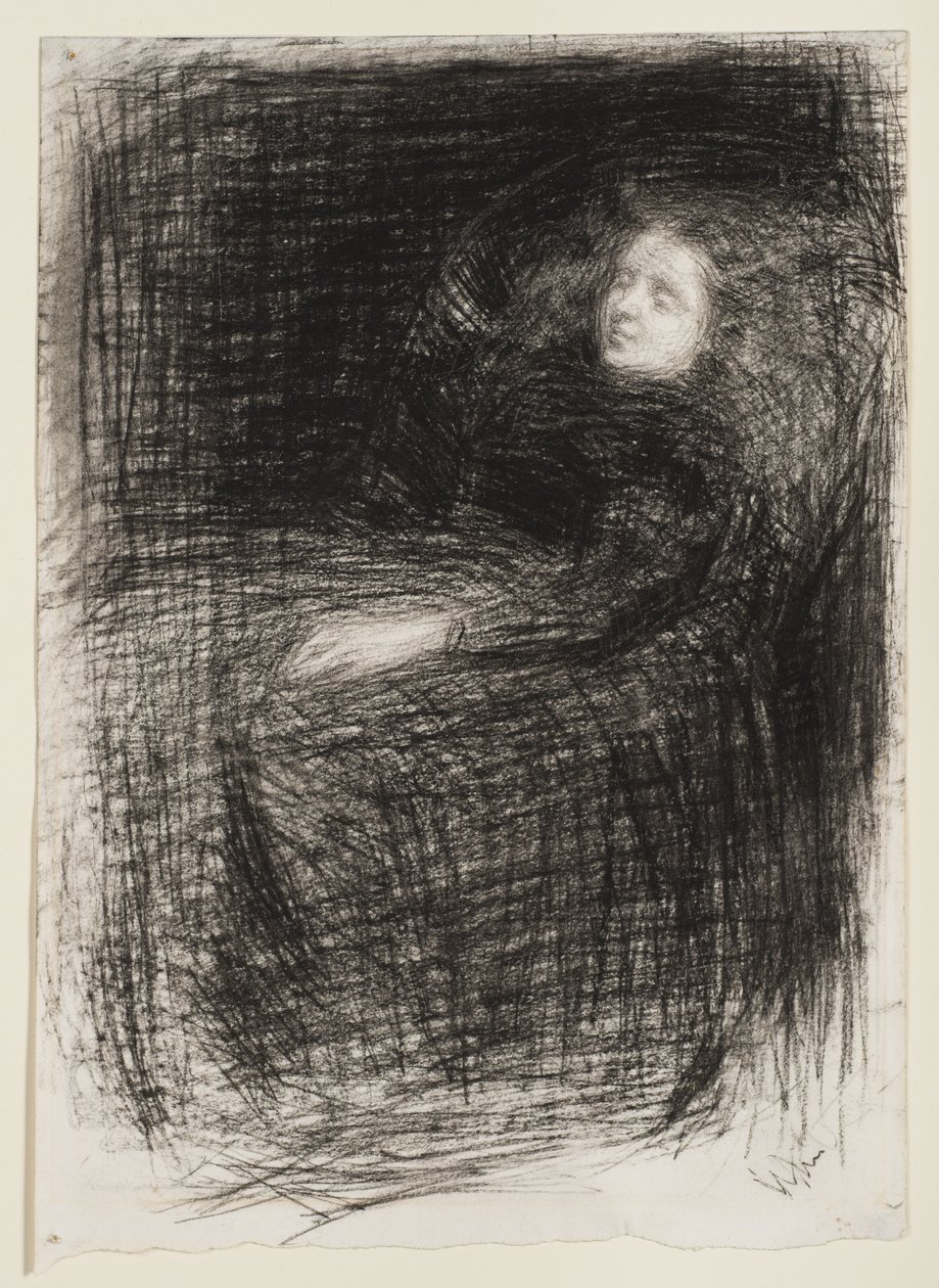 Studie til "The Sleeper", 1863 af James Abbott McNeill Whistler