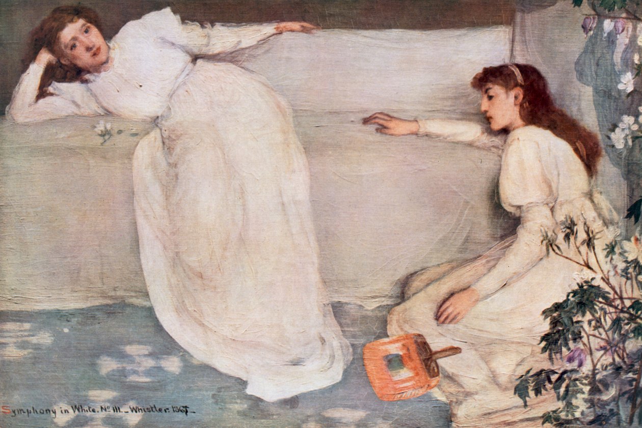 Symfoni i hvid nr. III, c1867. af James Abbott McNeill Whistler