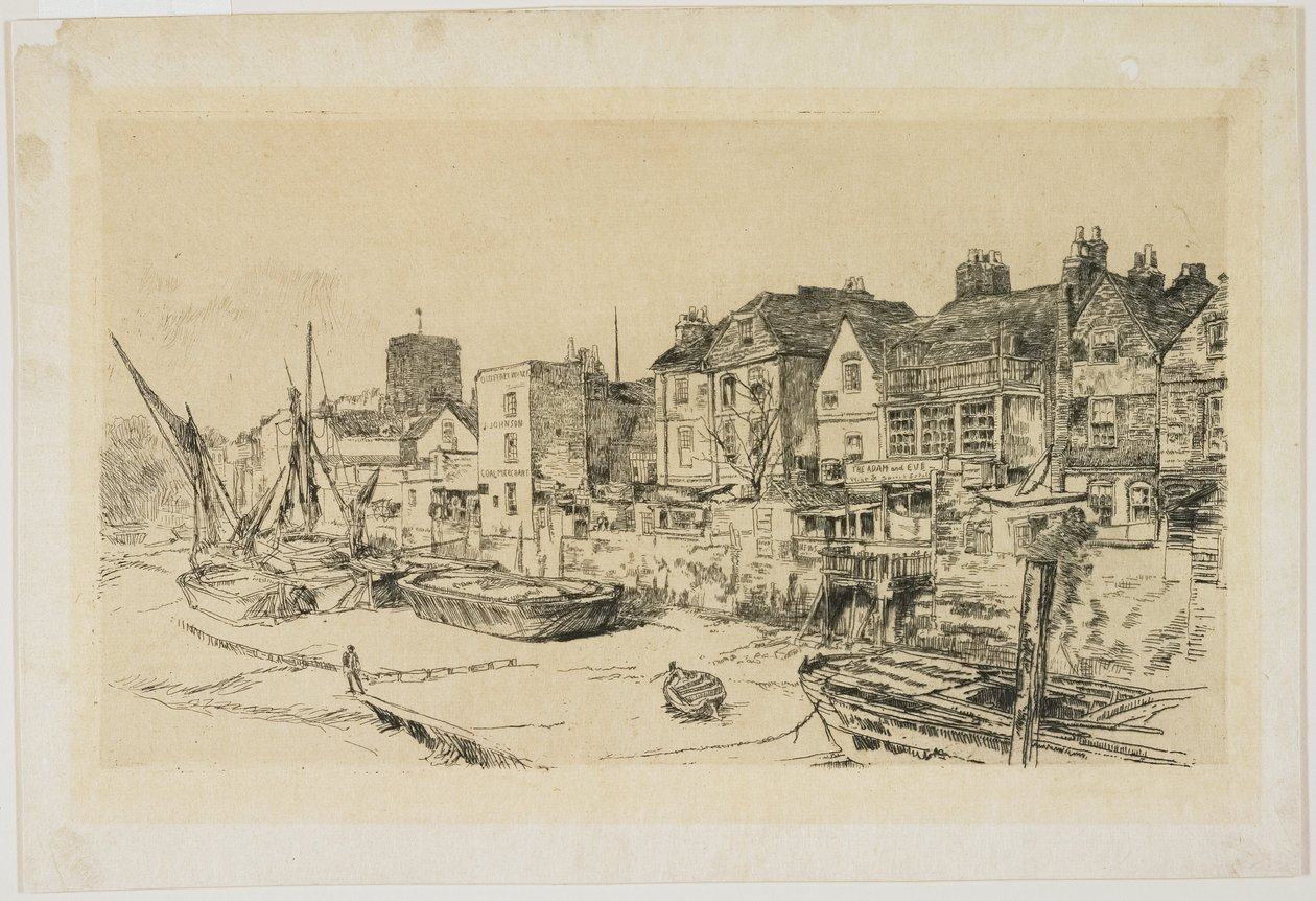 Adam og Eva, gamle Chelsea af James Abbott McNeill Whistler