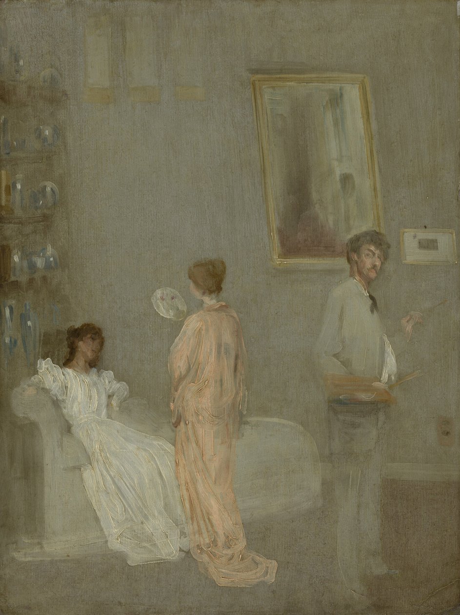 Kunstneren i sit atelier, 1865/66 af James Abbott McNeill Whistler