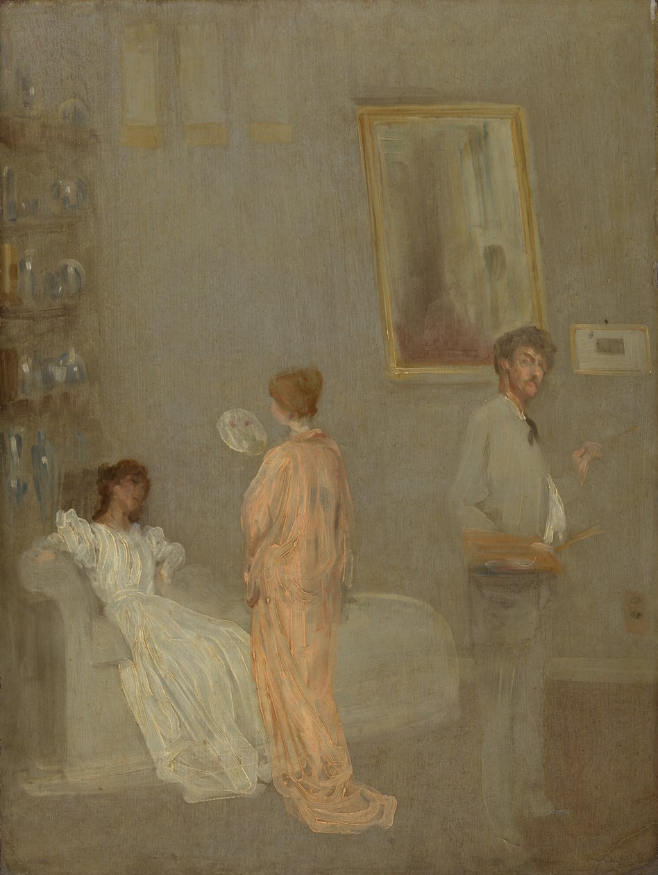 Kunstneren i sit atelier, 186566 og 1895. af James Abbott McNeill Whistler