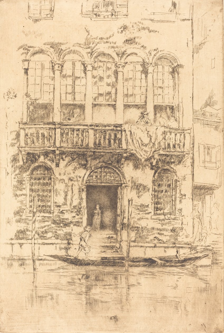 Balkonen, 18791880. af James Abbott McNeill Whistler