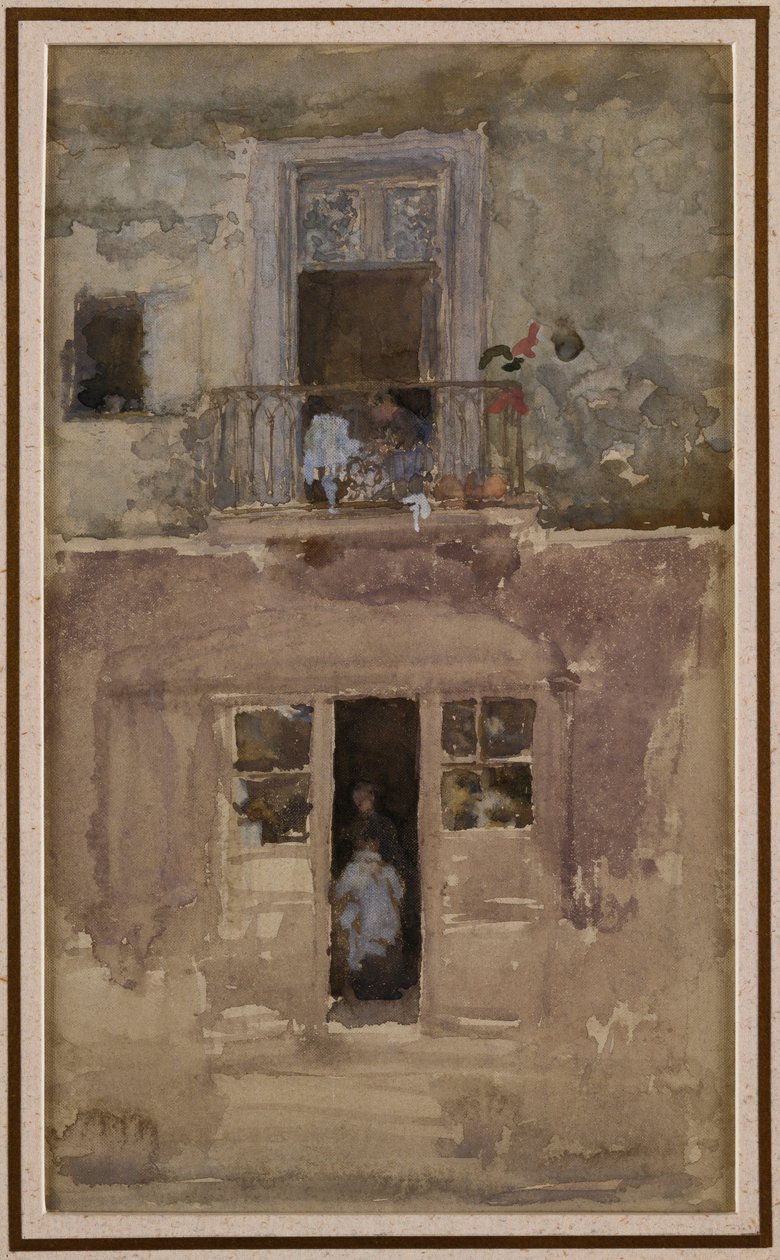 Balkonen, ca. 1888 af James Abbott McNeill Whistler