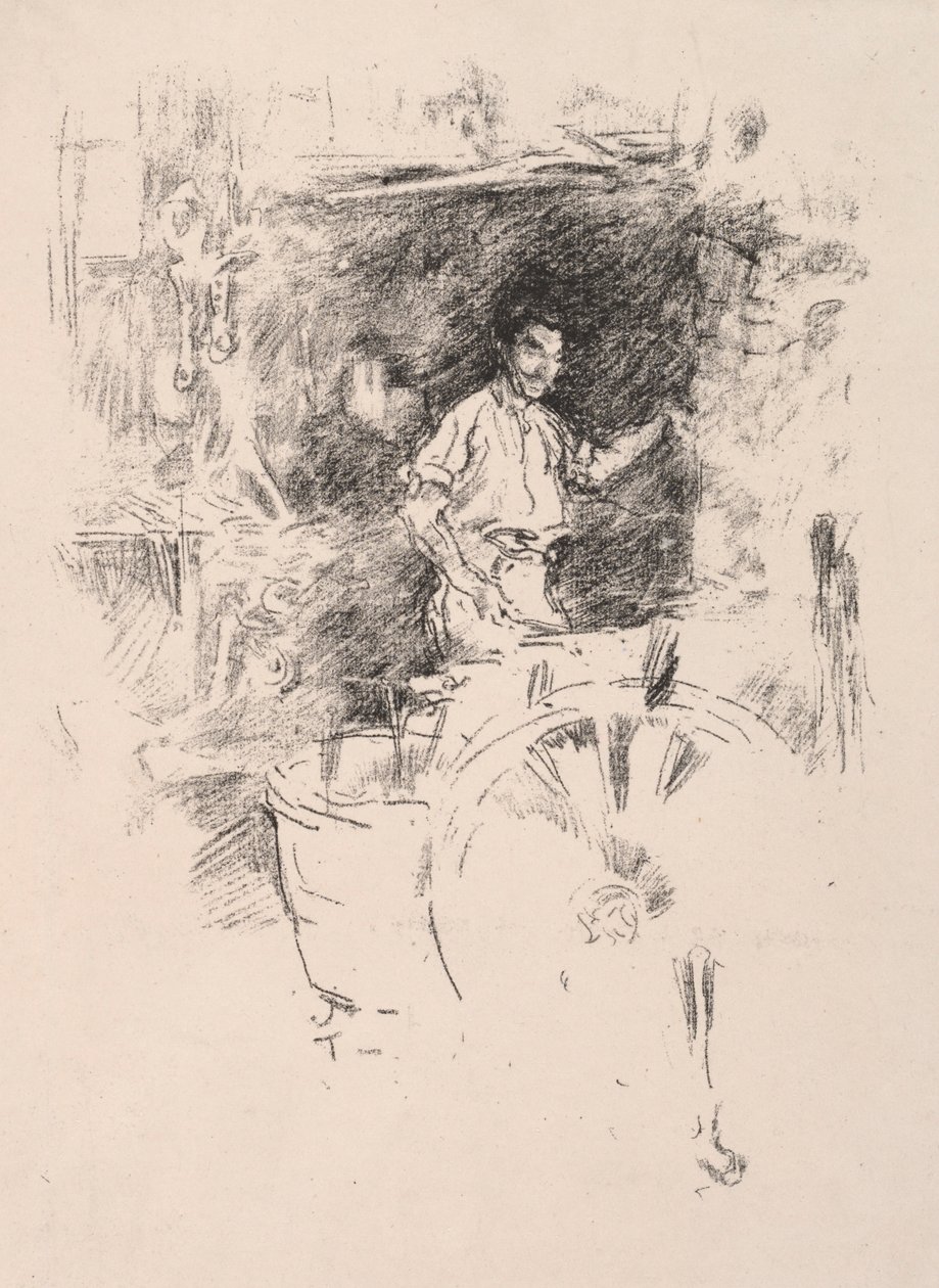 Smeden, 1895. af James Abbott McNeill Whistler