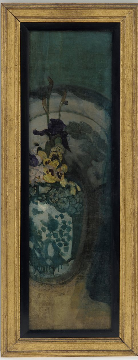 Den blå pige-fragment: lilla og blå, 1872-1876. af James Abbott McNeill Whistler
