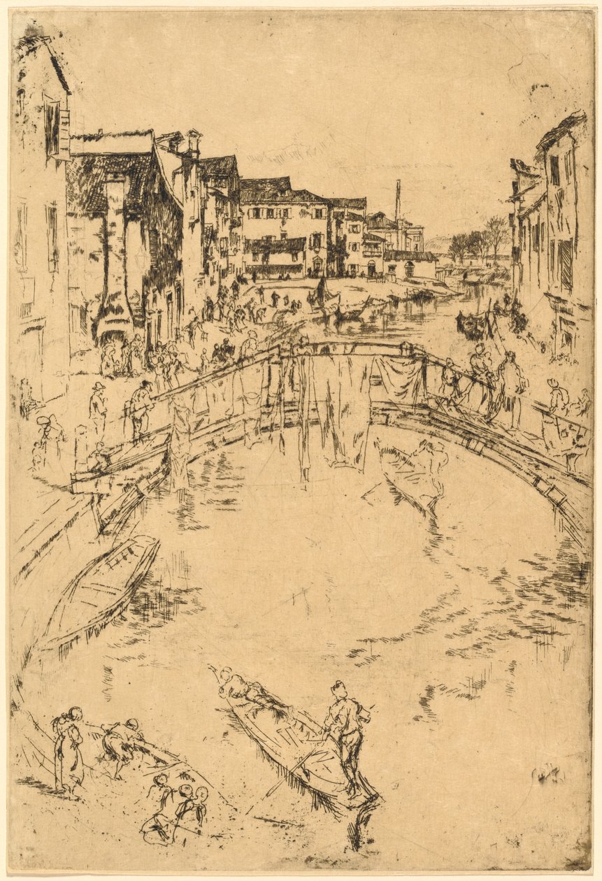 Broen, 18791880. af James Abbott McNeill Whistler