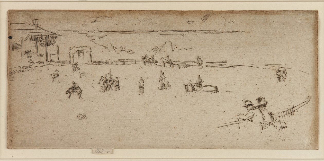 The Bucking Horse, Wild West, 1887. af James Abbott McNeill Whistler